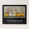 Funny Pun Clever Quack Rubber Duckie Duck Bird 500 Pieces Jigsaw Puzzle