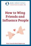 How to Wing Friends and Influence People- an image of a bird pun