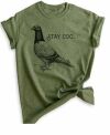 Stay Coo Shirt, Unisex Women's Men's Shirt, Funny Pidgeon Shirt, Cute Bird Saying, Cool Bird Shirt