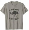 Funny NOT EMU-SED Emu T-Shirt Not Amused Ostrich Bird TShirt