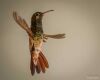 hummingbird with wings open