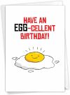 Funny Birthday Card with Envelope - Humorous Greeting Notecard