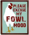 Funny Magnet, Rooster Art, Chicken Magnet, Funny Pun, Chicken Gifts