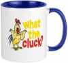 CafePress What The Cluck? Coffee Mug Unique Coffee Mug, Coffee Cup