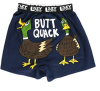 Lazy One Funny Animal Boxers, Novelty Boxer Shorts, Humorous Underwear, Gag Gifts for Men