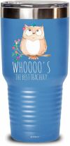 Owl Pun Tumbler -  Whoooos The Best Teacher 30oz, Gifts