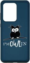 Galaxy S20 Ultra I'm Owl In All-In Poker Confidence Funky Kawaii Owl Pun Case