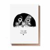 Wunderkid You Are Owlsome, Love Card Owl Pun for Best Friend (1 Single Card, Blank inside)