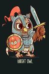 Knight Owl Animal Pun: Notebook Planner - 6x9 inch