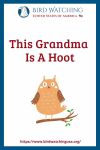 This Grandma Is A Hoot- an image of an owl pun