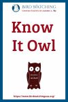 Know It Owl- an image of an owl pun