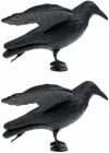 Homyl 1 Pair Vivid Full Body Crow Raven Decoy